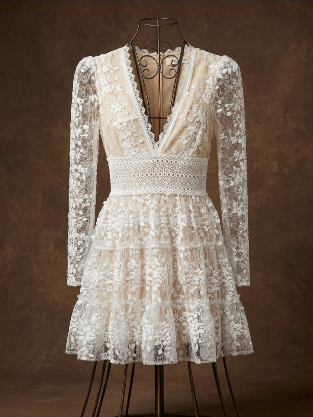 Floral lace dress
